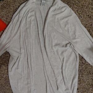 Women's White Cardigan Sweater